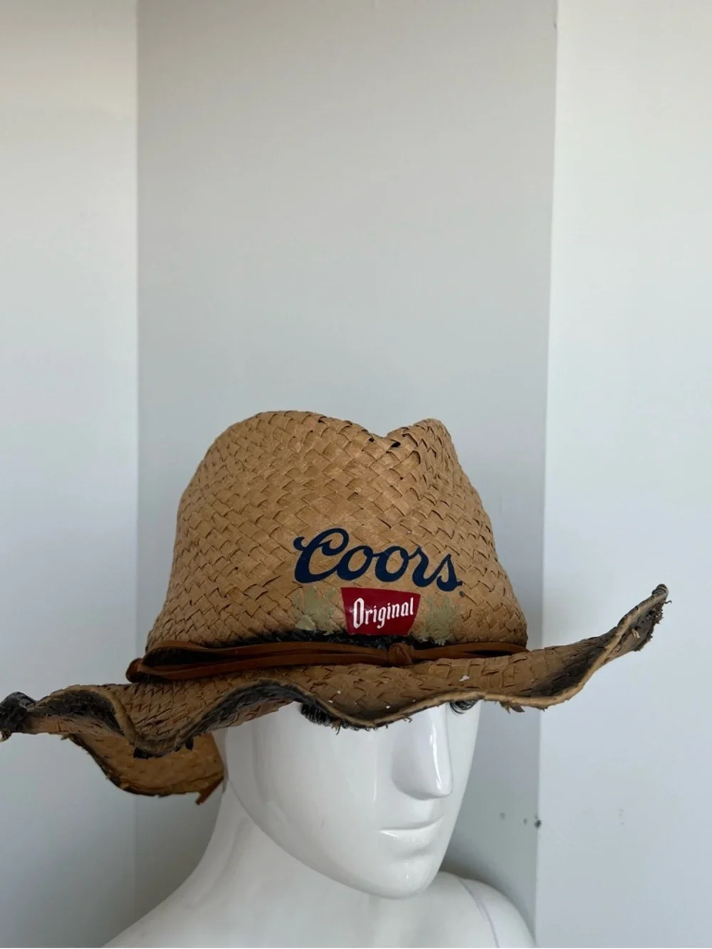 Coors Straw Cowboy Hat Western Festival Country Concert 22.5” - Picture 4 of 7